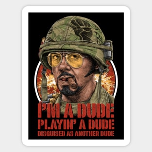 Tropic Thunder, Kirk Lazarus, Cult Classic Sticker